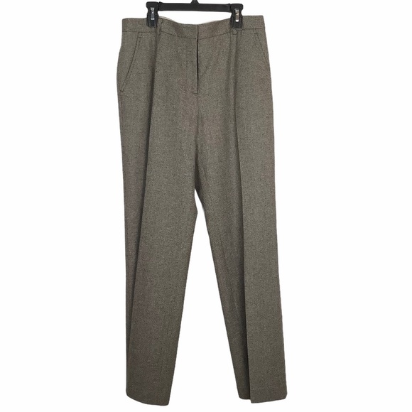 J. Crew Dress Pants Wool Blend Lined Women Size 6 Zip Hook Close Professional - Picture 1 of 4